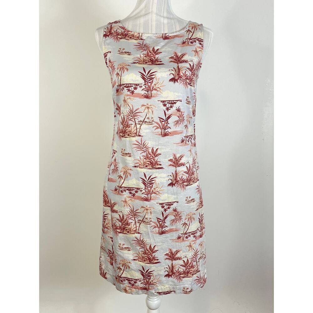Patagonia Pataloha Shift Dress Tropical Gray Cinnamon Size 4